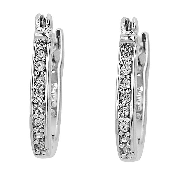 並行輸入 コーチ ピアス COACH シグネチャー F54497 SV BKレディース シルバー