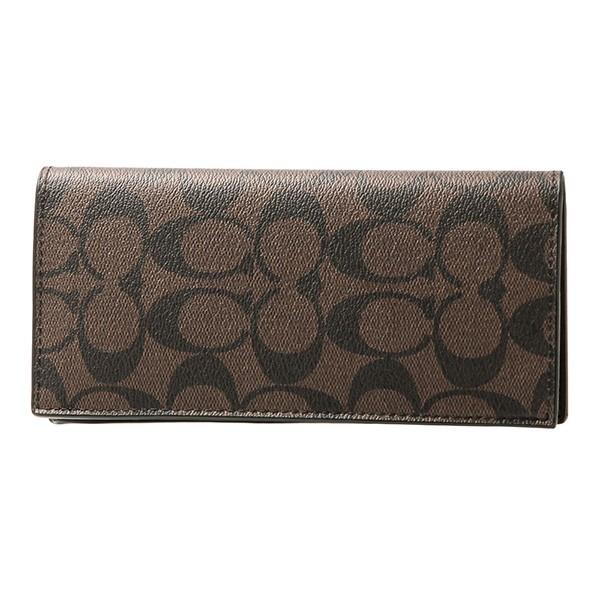 並行輸入 コーチ アウトレット 長財布  F75013 MA/BR マホガニー/ブラウン 爆買