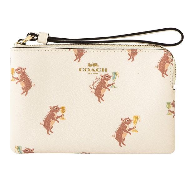 並行輸入 コーチ ポーチ ホワイト 白 COACH F87875 IMCAH 爆買