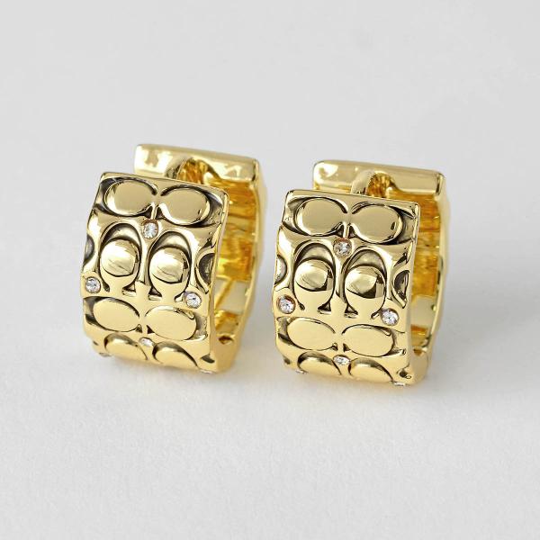 並行輸入 コーチ ピアス シグネチャー 341903 GLD230