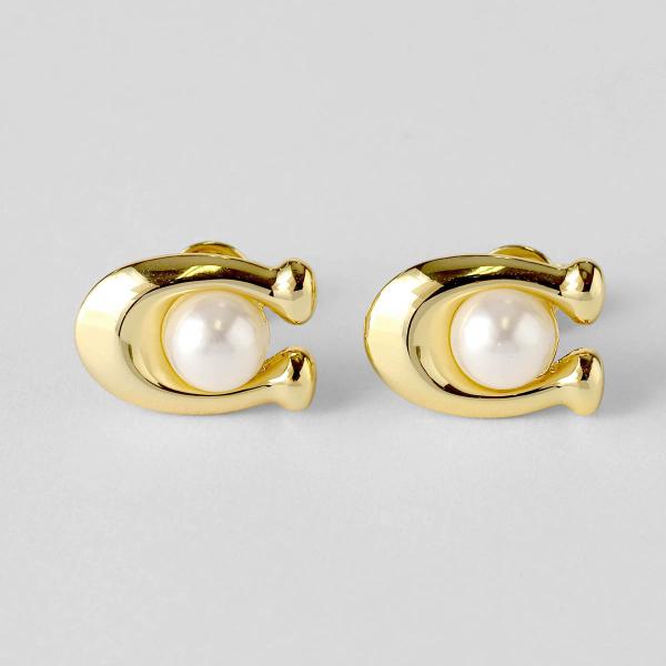 並行輸入 コーチ ピアス シグネチャー 341922 GLD100