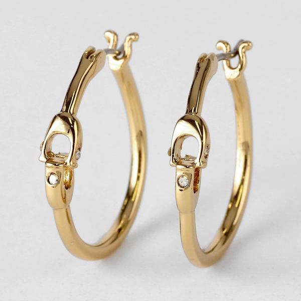 並行輸入 コーチ ピアス シグネチャー 408160GLD710
