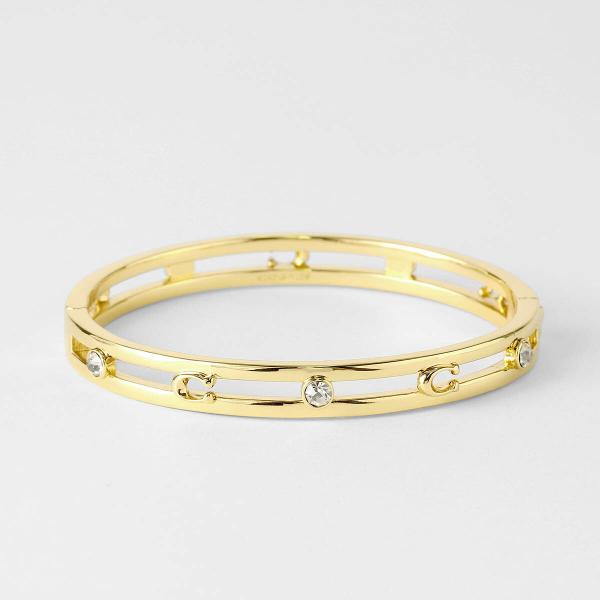 並行輸入 コーチ ブレスレット ペグド シグネチャー 506208 GLD710