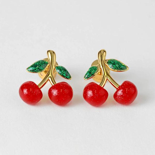 並行輸入 コーチ ピアス チェリー 517791 GLD600