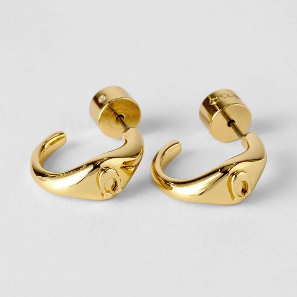 並行輸入 コーチ ピアス シグネット シグネチャー 541372 GLD710
