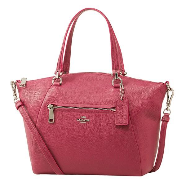 並行輸入 コーチ ハンドバッグ プレーリー サッチェル 34340 SUB4G パープル 爆買