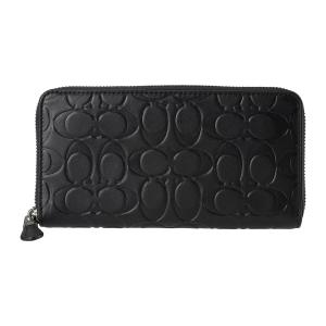 【HIRO30】COACHシグネチャー長財布　ブラック＆チャコールグレー COACH コーチ 長財布 二つ折り シグネチャー711038｜Yahoo