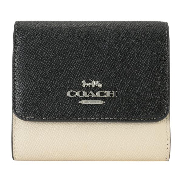 『最大5,000円OFFクーポン』コーチ 2つ折り財布 COACH カラーブロック CF446 SV...