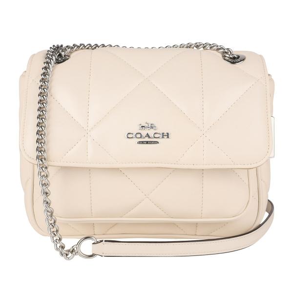 並行輸入 コーチ ショルダーバッグ COACH パフィーダイヤモンド キルティング CJ611 SV...