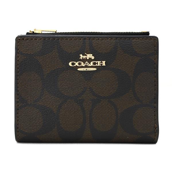 『最大5,000円OFFクーポン』コーチ 2つ折り財布 COACH シグネチャー CM852 IMA...