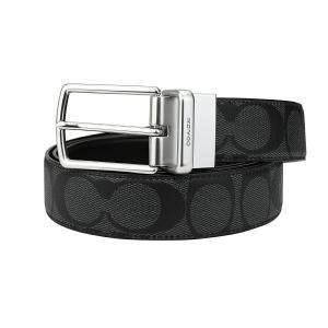 COACH コーチ ベルト メンズ アウトレット レザー ブラック