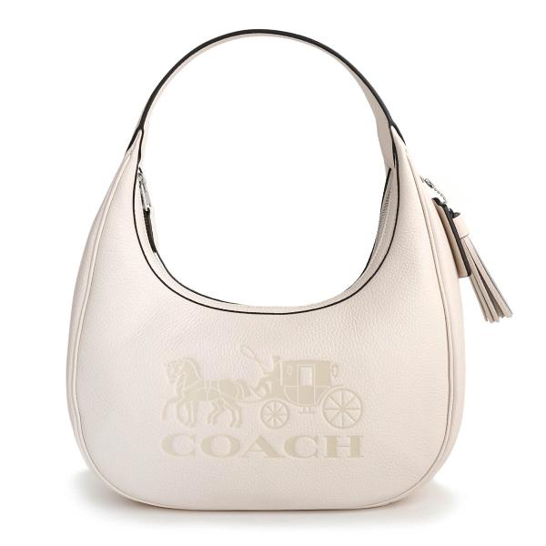 並行輸入 コーチ ショルダーバッグ COACH ぺブルドレザー CR151 SVHAレディース ホワ...