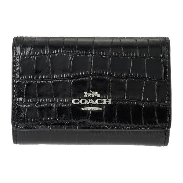 並行輸入 コーチ 3つ折り財布 COACH クロコダイル エンボスド レザー CU914 SVDTV...