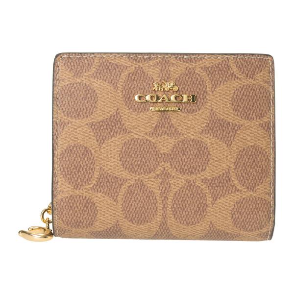 並行輸入 コーチ 2つ折り財布 シグネチャー キャンバス CW789 IMXHE
