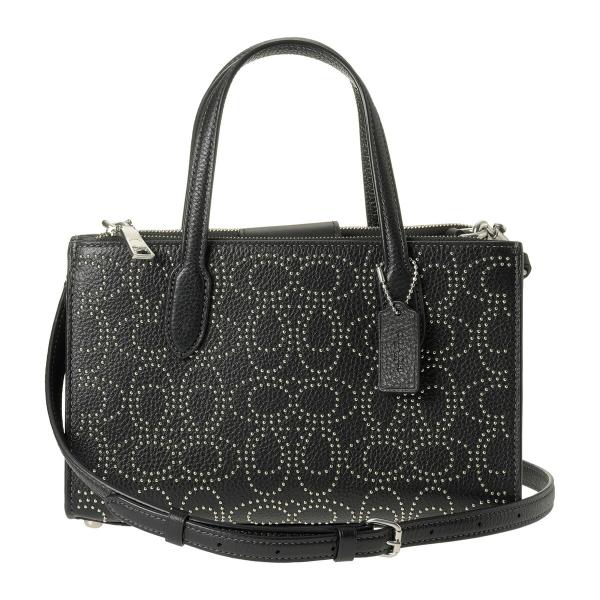 並行輸入 コーチ ショルダーバッグ COACH シグネチャー リベット CX266 SVBKレディー...