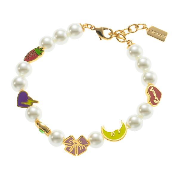 並行輸入 コーチ ブレスレット ハート アンド ムーン CY057 GDMC