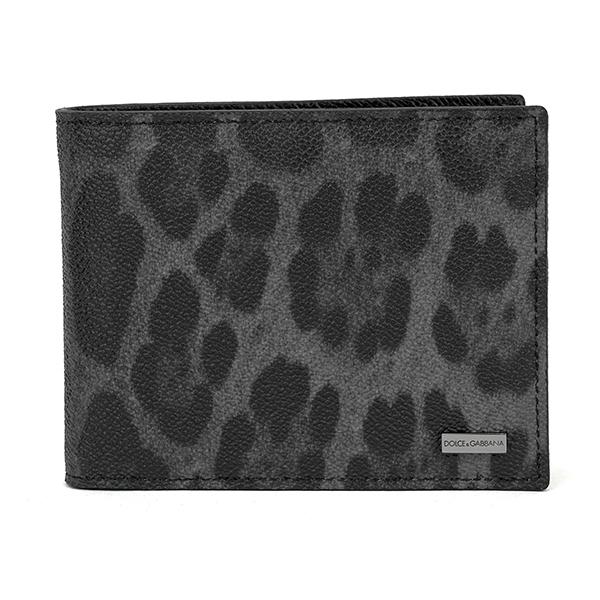 並行輸入 ドルチェ＆ガッバーナ  2つ折り財布 レオパード プリント BP0457 A7359 8B...