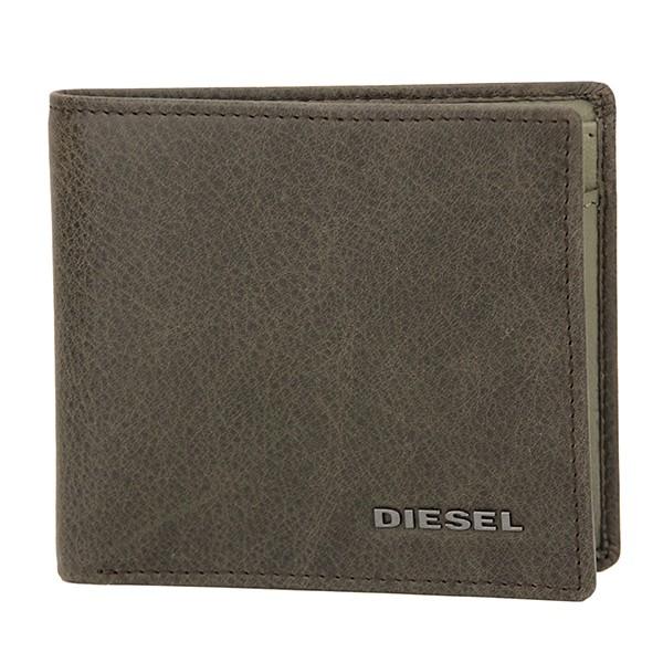 並行輸入 ディーゼル 2つ折り財布 HIRESH S X03363 P1075 H6184 オリーブ...