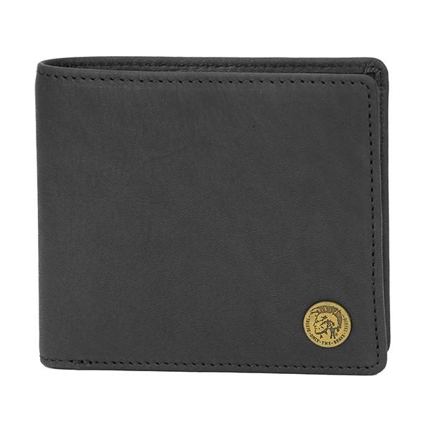 並行輸入 ディーゼル 2つ折り財布 HIRESH S X04373 PR013 T8013 ブラック...