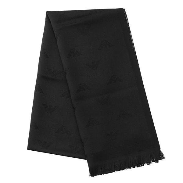並行輸入 アルマーニ マフラー・ストール ブラック 黒 ARMANI 625009 8P306 20...