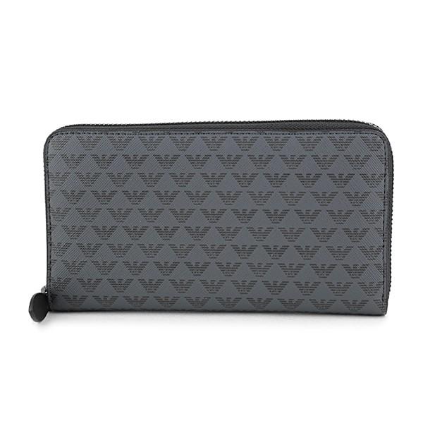 並行輸入 アルマーニ  長財布(ラウンドファスナー) オールオーバーロゴ Y4R063 YG91J ...