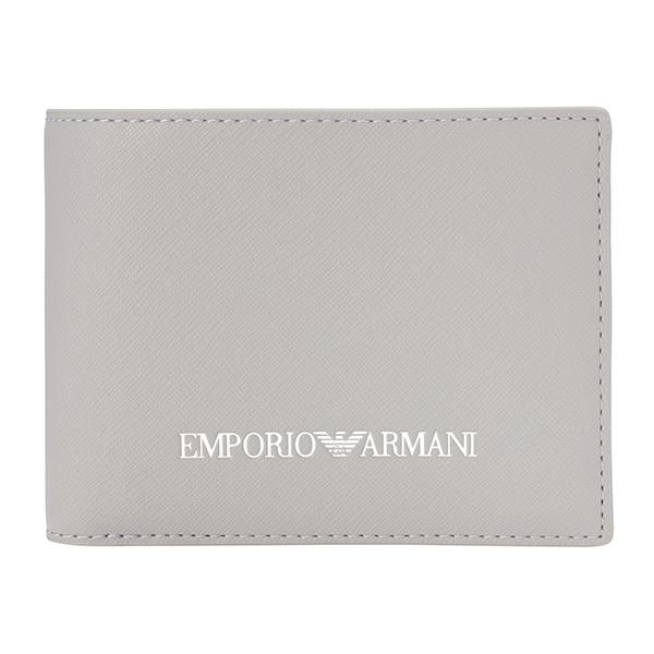 並行輸入 アルマーニ 2つ折り財布 グレー ARMANI Y4R165 Y020V 80331 爆買