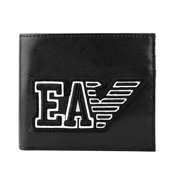 並行輸入 アルマーニ 2つ折り財布 ブラック 黒 ARMANI Y4R167 YTC2E 81072...