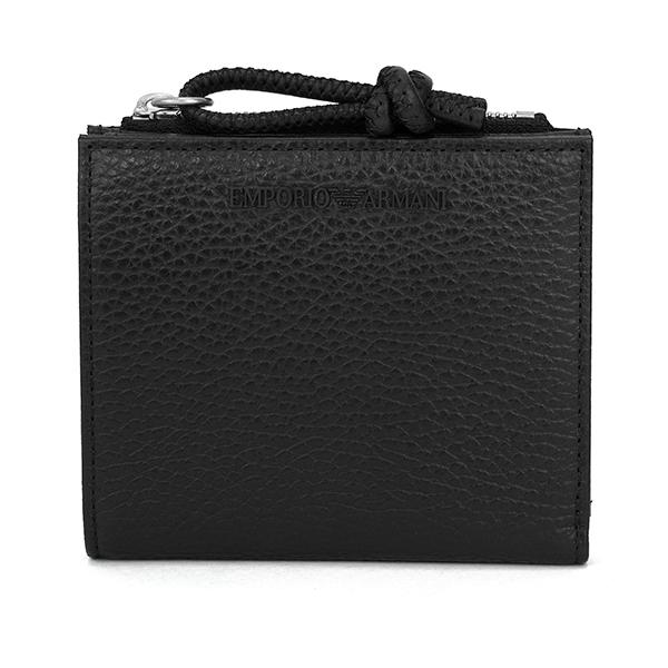 並行輸入 アルマーニ 2つ折り財布 ARMANI エンポリオアルマーニ ジップ付きカードホルダー Y...