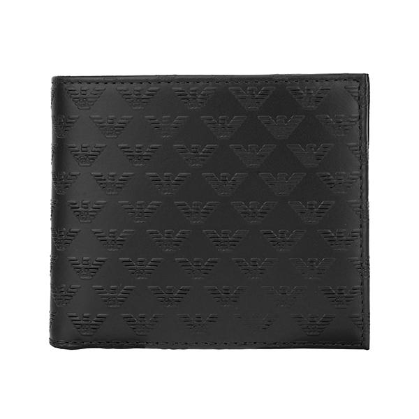 並行輸入 アルマーニ  2つ折り財布 エンポリオアルマーニ YEM122 YC043 80001 ブ...