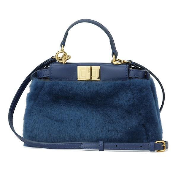 並行輸入 フェンディ ショルダーバッグ MONTONE 8M0355 5AY F065H ブルー 青...