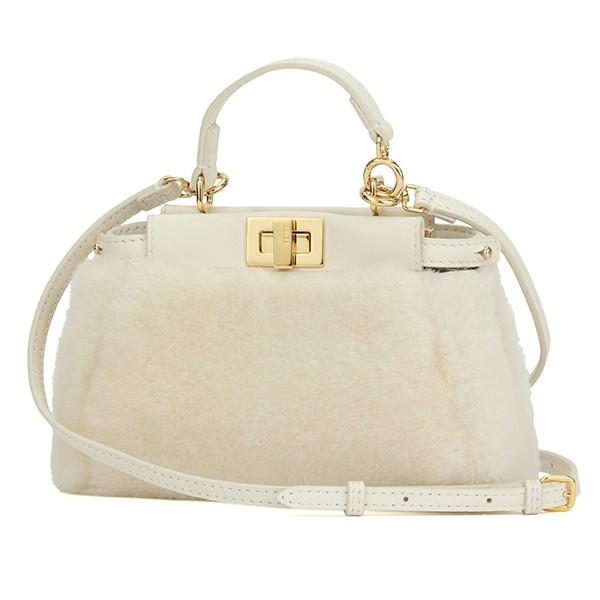 並行輸入 フェンディ ショルダーバッグ MONTONE 8M0355 5AY F065K ホワイト ...