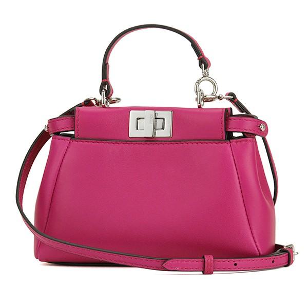 並行輸入 フェンディ ショルダーバッグ マイクロ ピーカブー 8M0355 K47 F022E ピン...