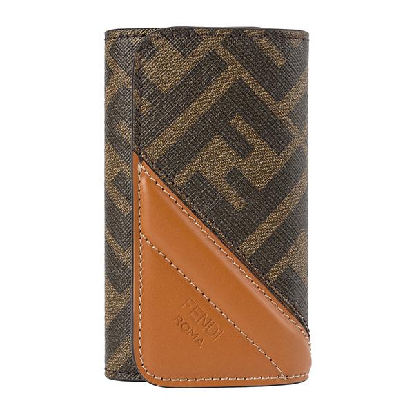 並行輸入 フェンディ  キーケース ブラウンファブリック 7AP011 AFB4 F1DZA ブラウ...