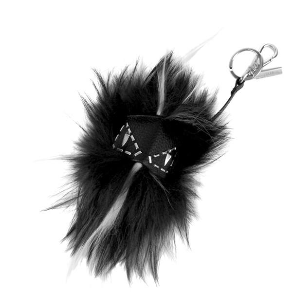並行輸入 フェンディ キーホルダー ブラック 黒 FENDI 7AR436 75B F0CQT 爆買