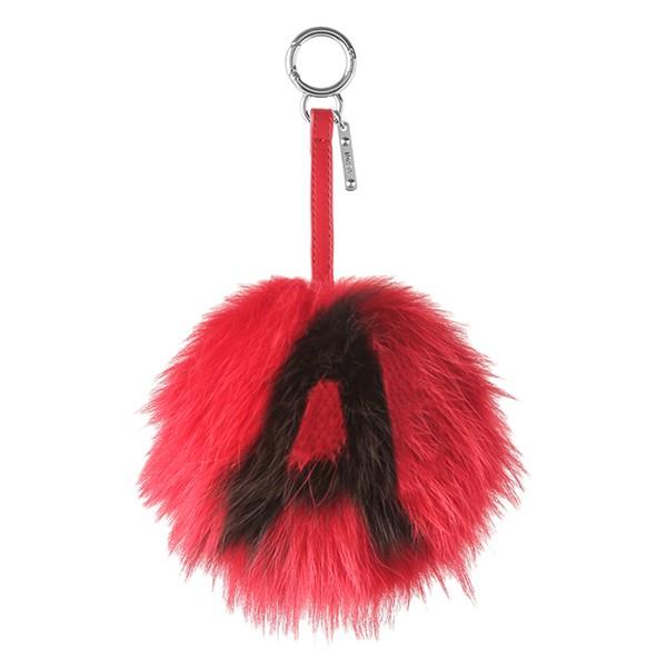 並行輸入 フェンディ  キーホルダー ポンポンチャーム ヴォルぺ ビッコローレ 7AR45A 5AC...