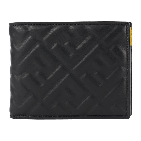 並行輸入 フェンディ  2つ折り財布 ナッパ FF エンボスド 7M0001 A72V F0GXN ...