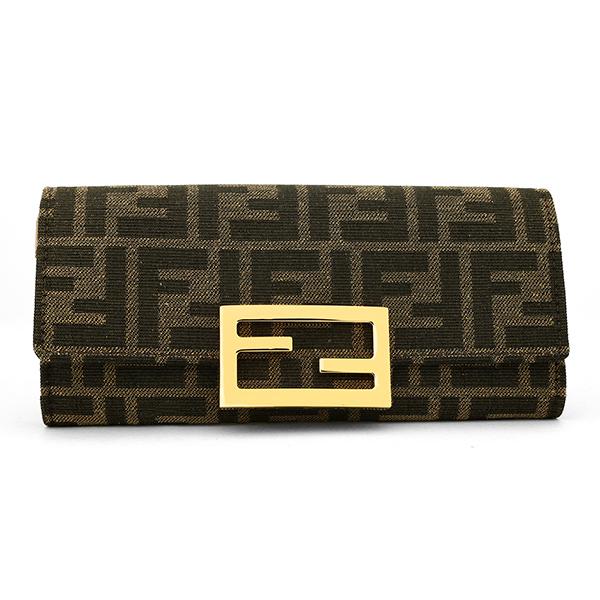 並行輸入 フェンディ 長財布 FENDI バゲット 8M0251 A98P F0A6Eレディース ブ...
