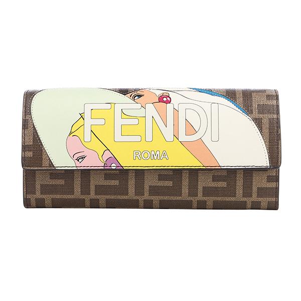 並行輸入 フェンディ 長財布 FENDI ローマ 8M0251 AK5Z F1HB5レディース ブラ...