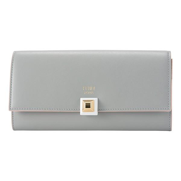 並行輸入 フェンディ 長財布 CONTINENTAL 8M0251 SR0 F10XS アイスグレー...
