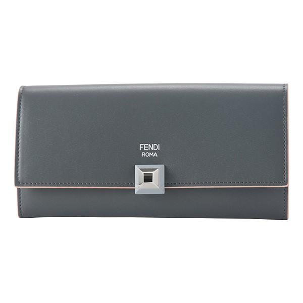 並行輸入 フェンディ 長財布 CONTINENTAL 8M0251 SWD F11RH グレー/パー...