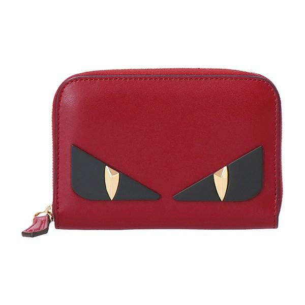 並行輸入 フェンディ  コインケース バッグ バグズ アイ 8M0313 A5PM F0MVV レッ...