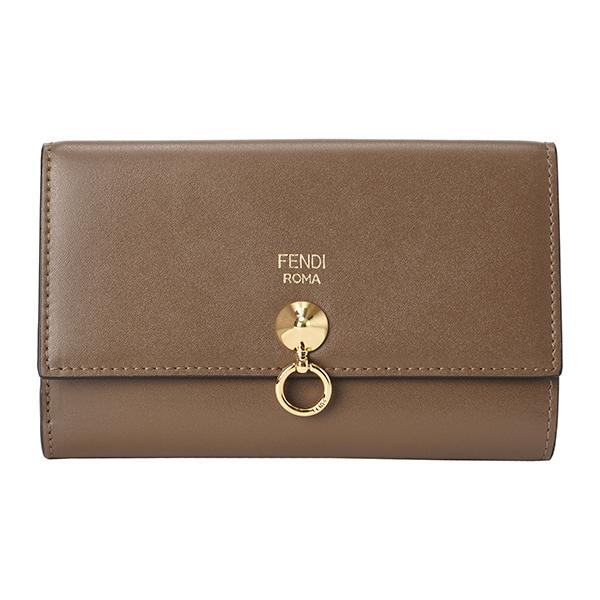 並行輸入 フェンディ  2つ折り財布 バイザウェイ 8M0383 6GM F13VK ブラウン 茶 ...