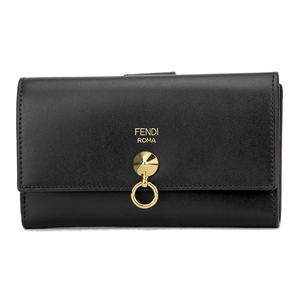 並行輸入 フェンディ  2つ折り財布 バイザウェイ 8M0383 SME F0KUR ブラック 黒 ...