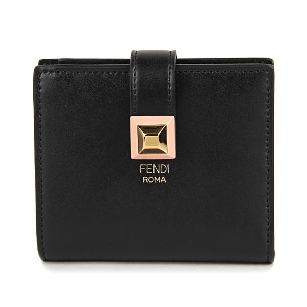 並行輸入 フェンディ 2つ折り財布 SMALL WALLET 8M0386 SR0 F13JQ ブラ...