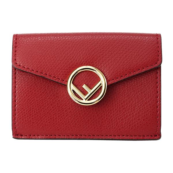 並行輸入 フェンディ  3つ折り財布 エフ イズ フェンディ 8M0395 A18B F0MVV レ...