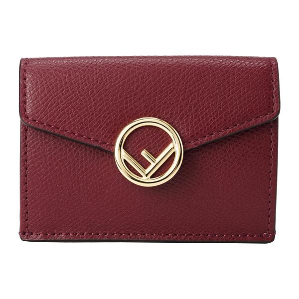 並行輸入 フェンディ  3つ折り財布 エフ イズ フェンディ 8M0395 A18B F14MK ワ...