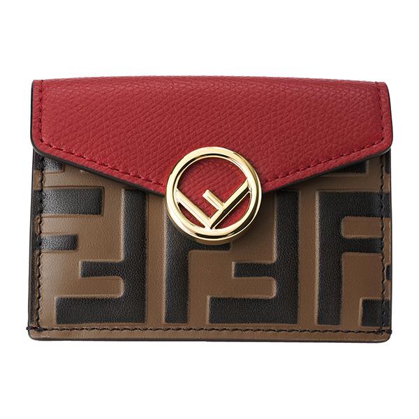 並行輸入 フェンディ  3つ折り財布 エフ イズ フェンディ 8M0395 AAII F13VJ レ...