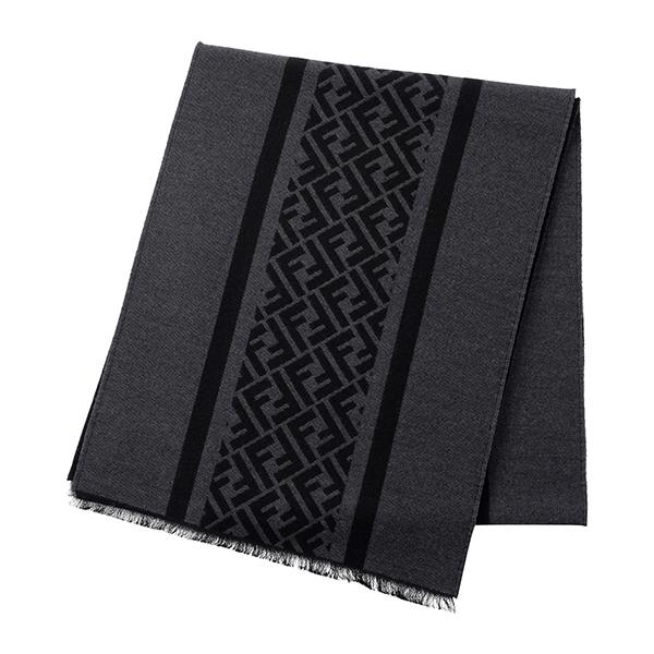 並行輸入 フェンディ マフラー・ストール ダークグレー FENDI FXS124 AH7P F0UY...