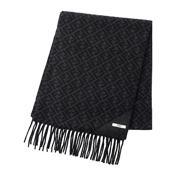 並行輸入 フェンディ マフラー ストール FENDI FFロゴ FXS124 AH85 F0UY7ユ...