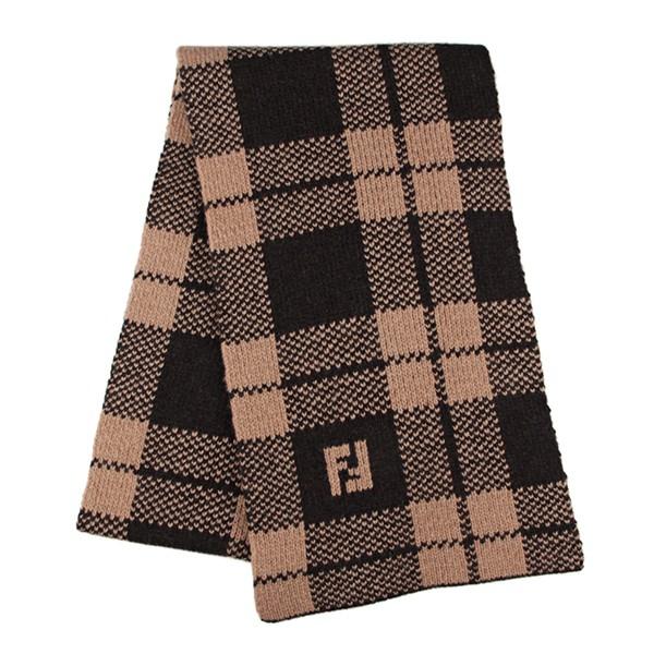 並行輸入 フェンディ マフラー・ストール スカーフ FXS346 A40I F0QD5 ダークブラウ...